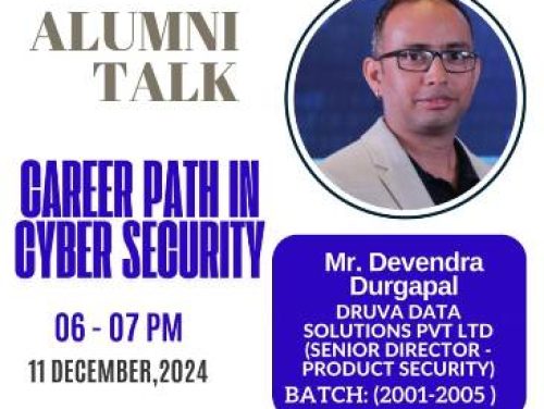 Alumni talk cyber security